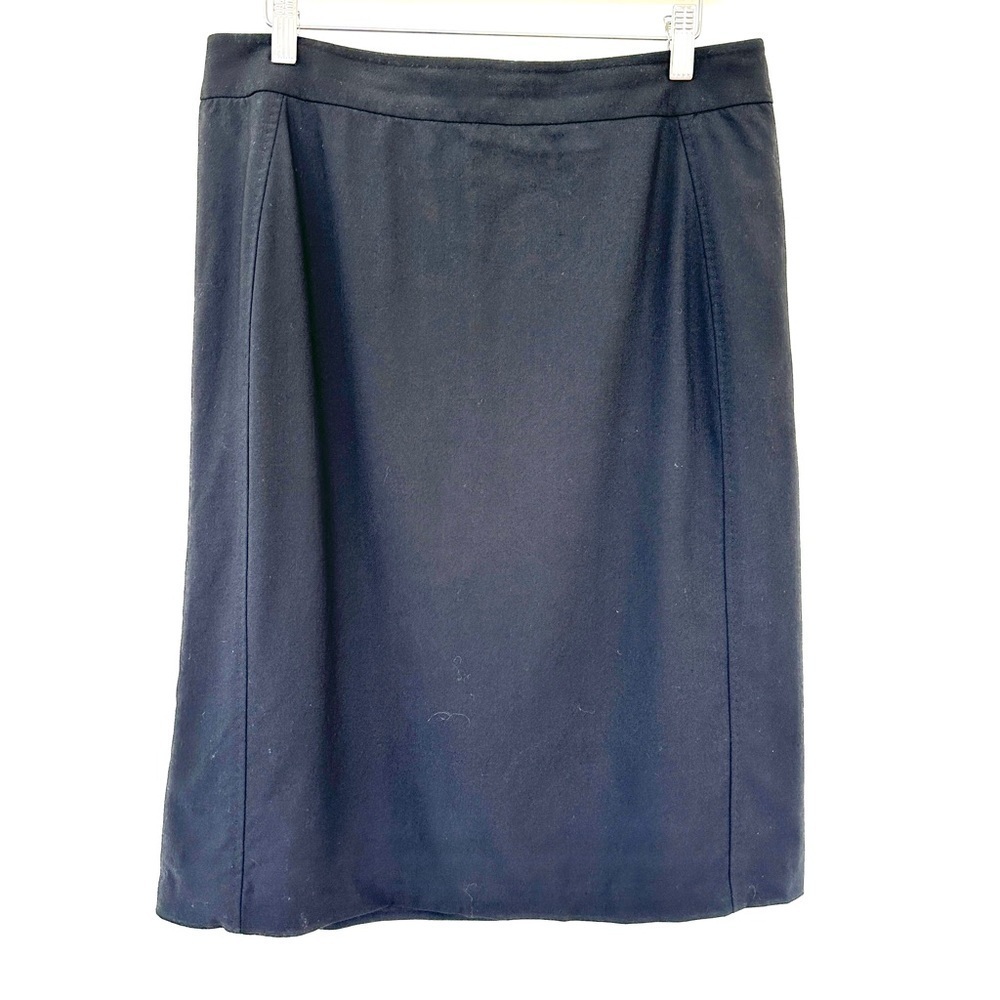 Banana Republic pencil skirt, midi length, in a stretch wool blend